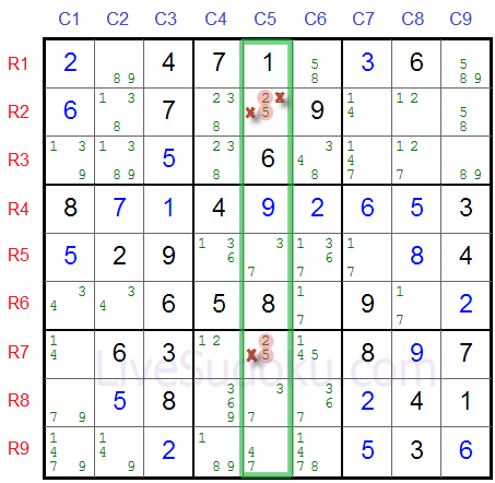 Ukryte trójki w Sudoku