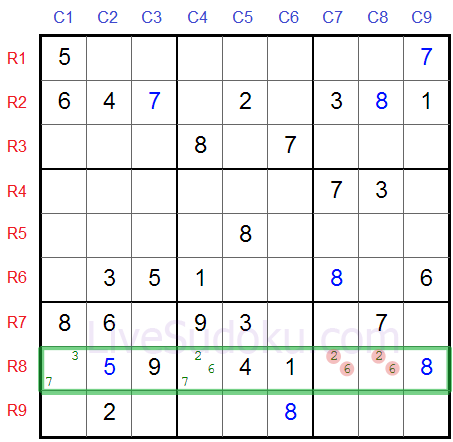 Sudoku Naked Pairs/ Offener Zwilling