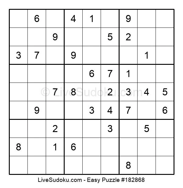 easy sudoku online 182868 live sudoku