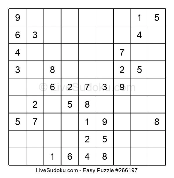 easy sudoku online 266197 live sudoku