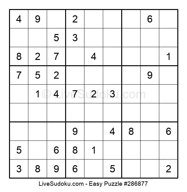 easy sudoku online 286877 live sudoku