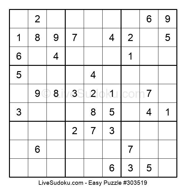 easy sudoku online 303519 live sudoku