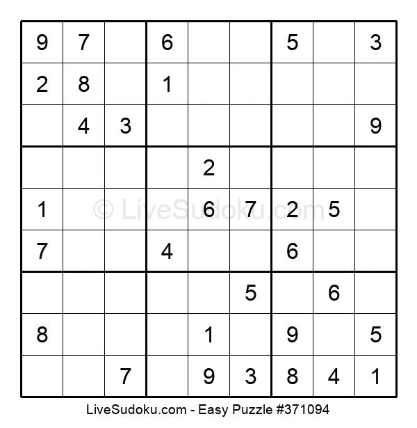 easy sudoku online 371094 live sudoku