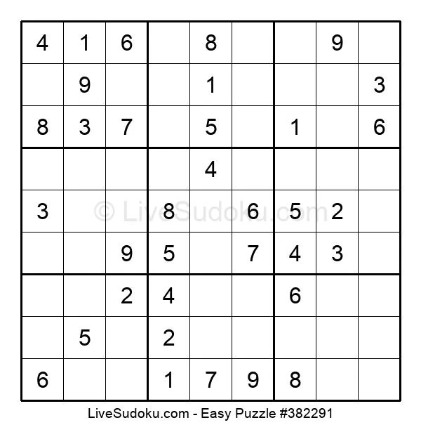 easy sudoku online 382291 live sudoku