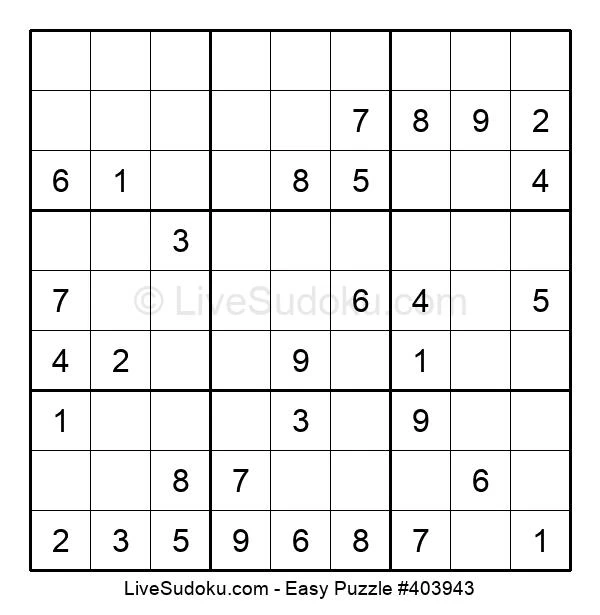 easy sudoku online 403943 live sudoku