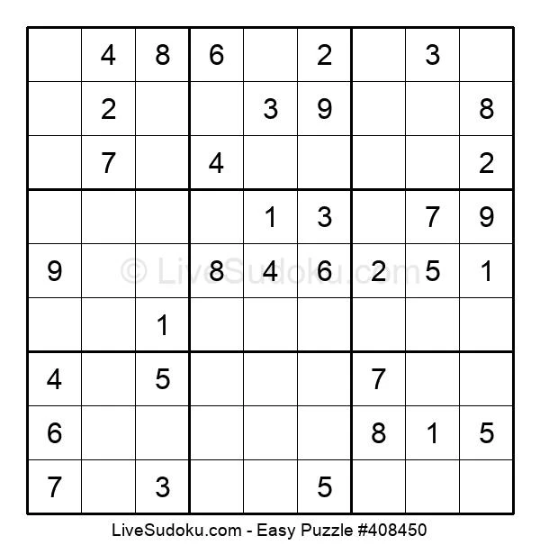 easy sudoku online 408450 live sudoku