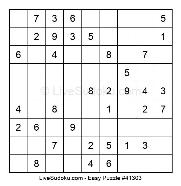 easy sudoku online 41303 live sudoku