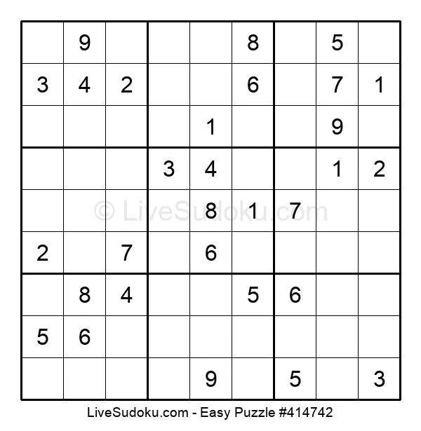 easy sudoku online 414742 live sudoku