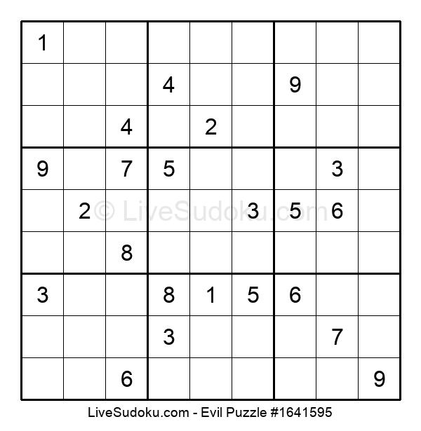 evil sudoku online 1641595 live sudoku