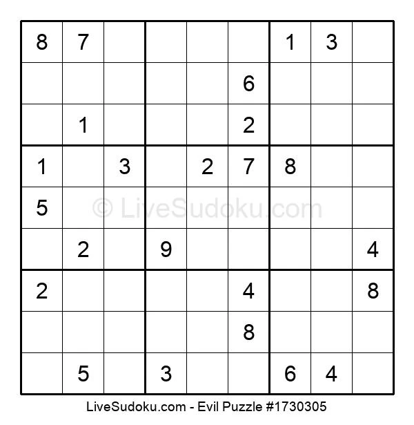 solve evil sudoku