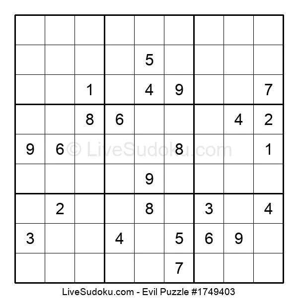 solve evil sudoku