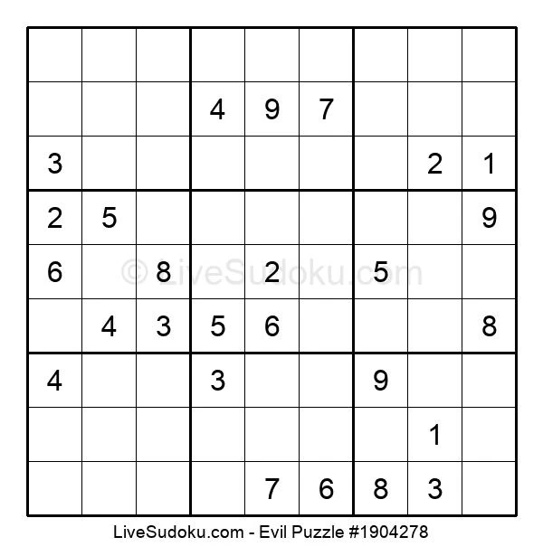 evil sudoku online 1904278 live sudoku