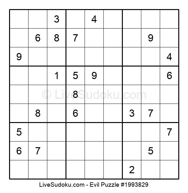 Sudoku Evil - Solve Evil Sudoku in Your web Sudoku Kingdom