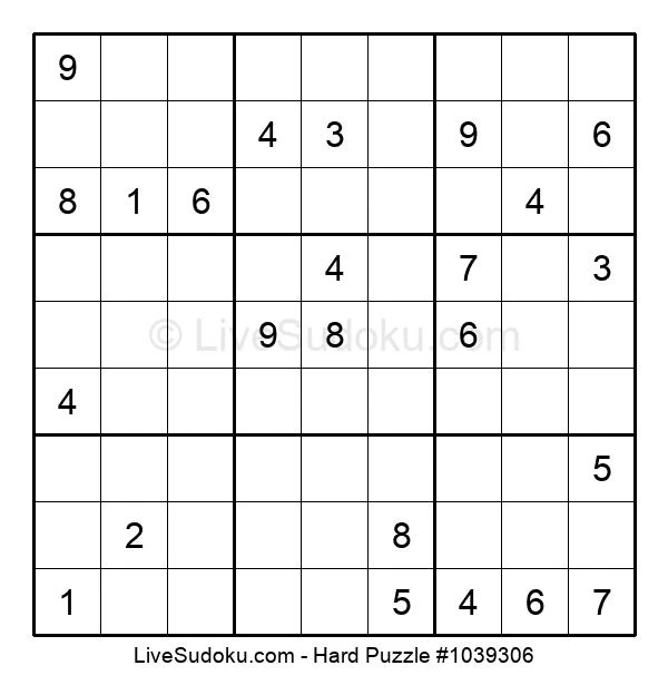 hard sudoku online 1039306 live sudoku