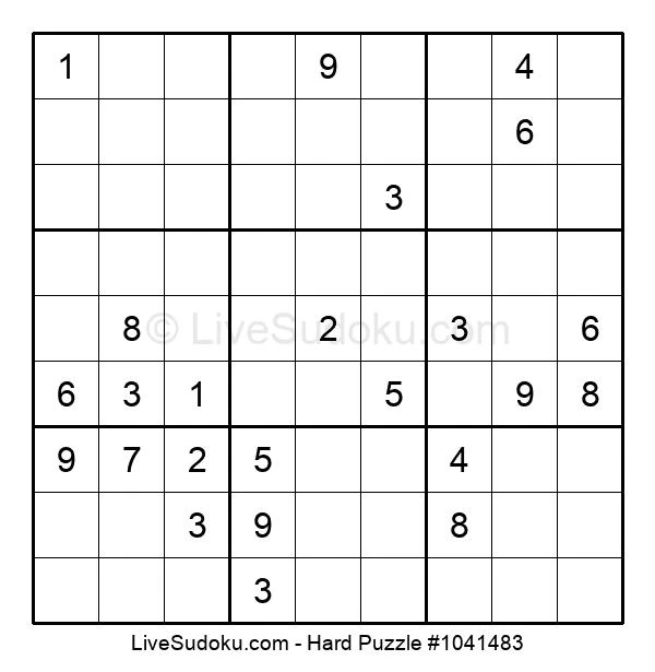 hard sudoku online 1041483 live sudoku