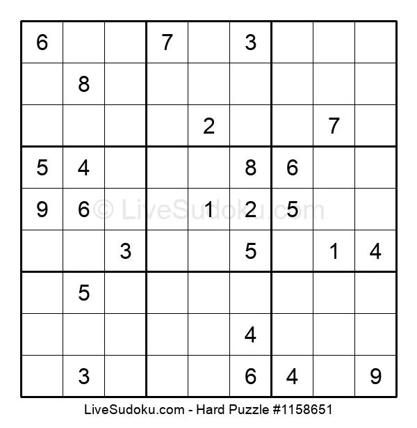 hard sudoku online 1158651 live sudoku