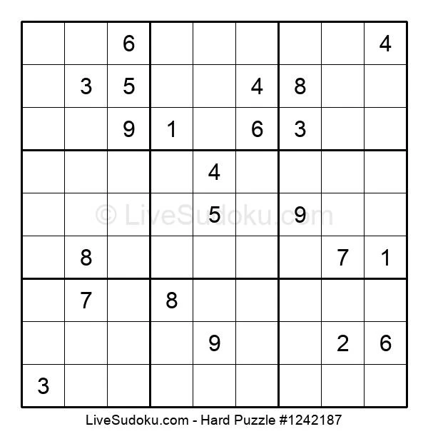 hard sudoku online 1242187 live sudoku