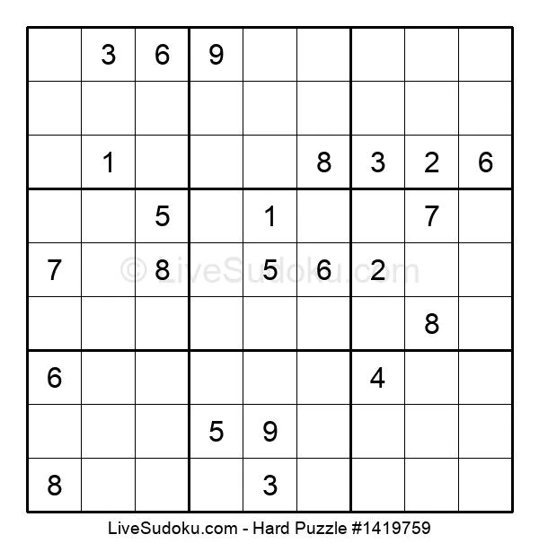 hard sudoku online 1419759 live sudoku