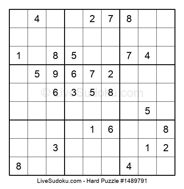 sudoku free hard