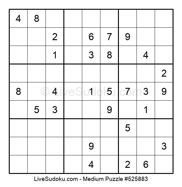 medium sudoku online 525883 live sudoku