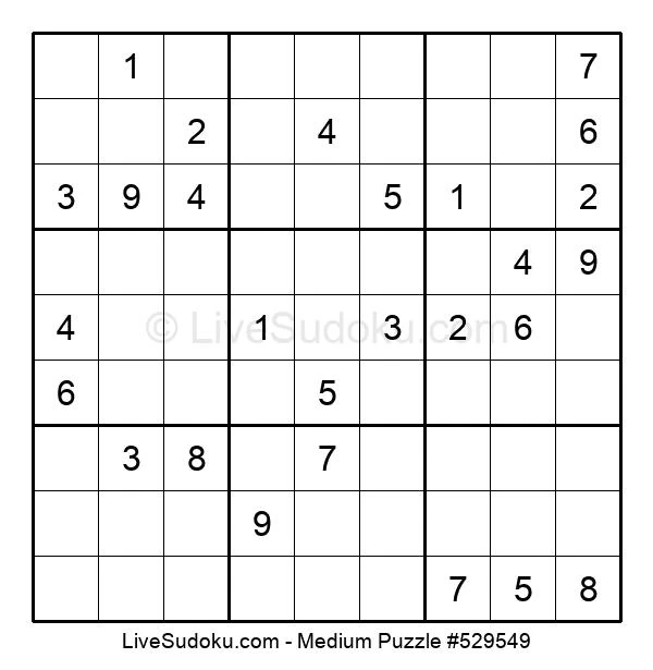 medium sudoku online 529549 live sudoku