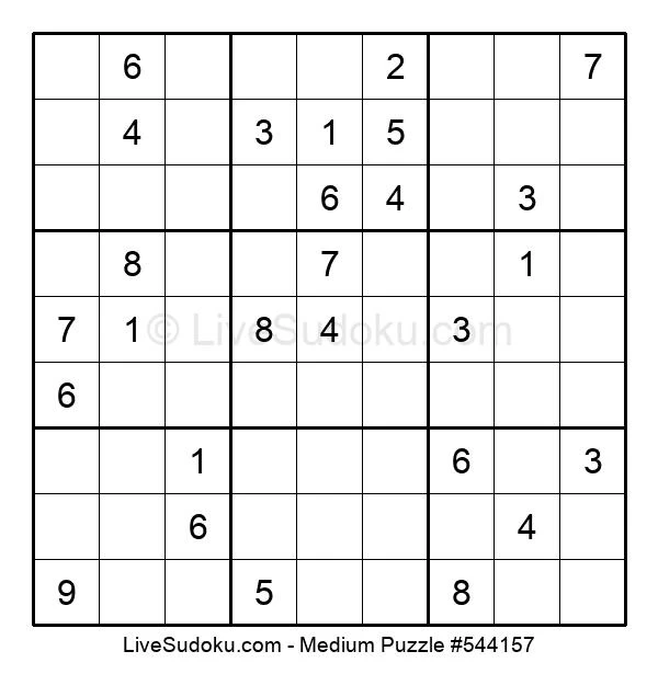 medium sudoku online 544157 live sudoku