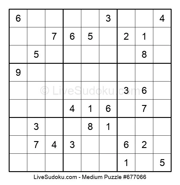 Mittel Sudoku lösen #677066 - Live Sudoku