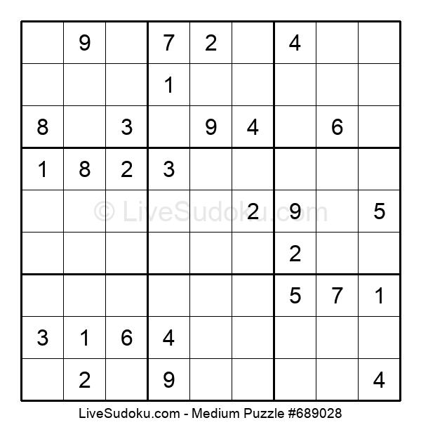 Sudoku 263 And 264 Medium Free Printable Puzzles