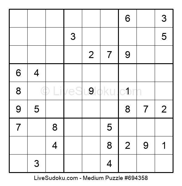 play medium sudoku
