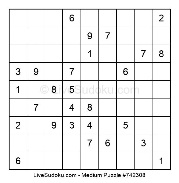 medium sudoku online 742308 live sudoku