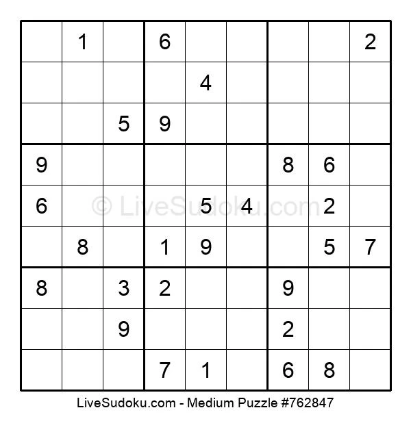 Sudoku mittel | Zeit, Sudoku mittelschwere zu lösen