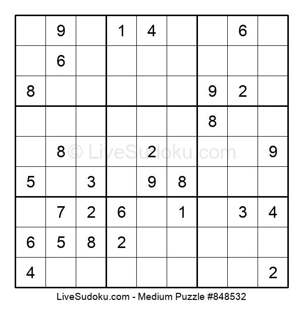 medium sudoku online 848532 live sudoku