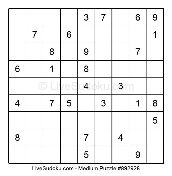medium sudoku online 892928 live sudoku