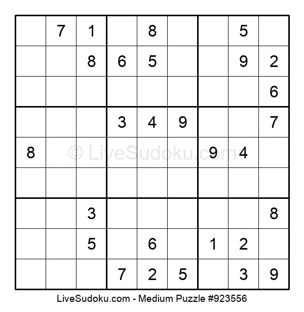 medium sudoku online 923556 live sudoku