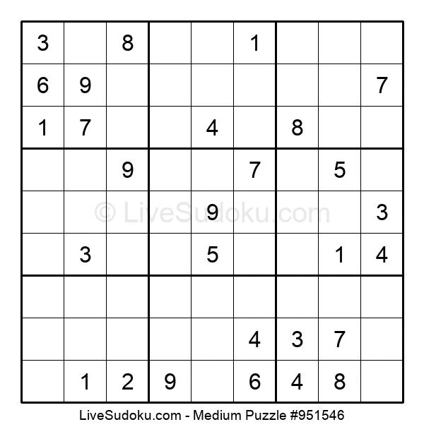 medium sudoku online 951546 live sudoku