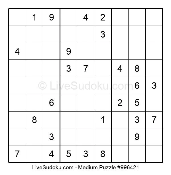 free printable simple sudoku puzzles