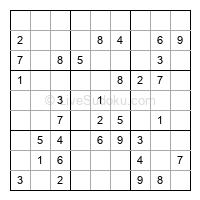 Play easy daily sudoku number 114129