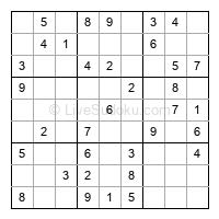 Play easy daily sudoku number 114381