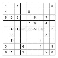 Play easy daily sudoku number 124047