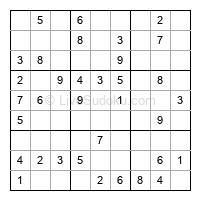 Play easy daily sudoku number 135632