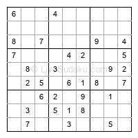 Play easy daily sudoku number 137208