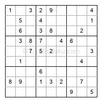 Play easy daily sudoku number 13909