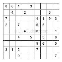 Play easy daily sudoku number 141616