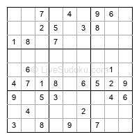 Play easy daily sudoku number 144331
