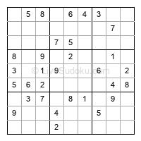 Play easy daily sudoku number 155363
