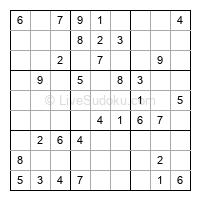 Play easy daily sudoku number 170469