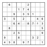 Play easy daily sudoku number 183134