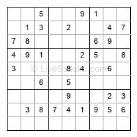 Play easy daily sudoku number 188828