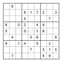 Play easy daily sudoku number 211804