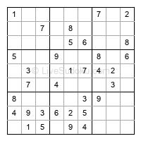 Play easy daily sudoku number 216529